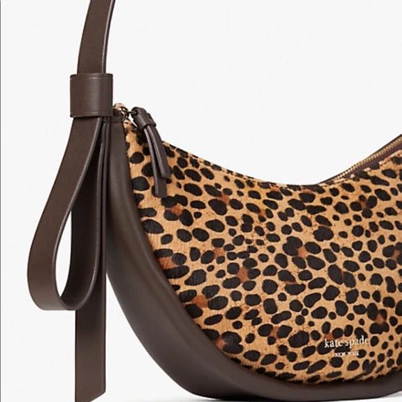 Kate Spade ♠️ Smile Leopard Calf Hair & wallet - Picture 4 of 12